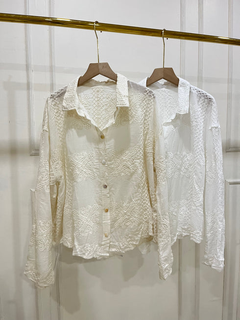 Heavy Embroidered Cotton Shirts